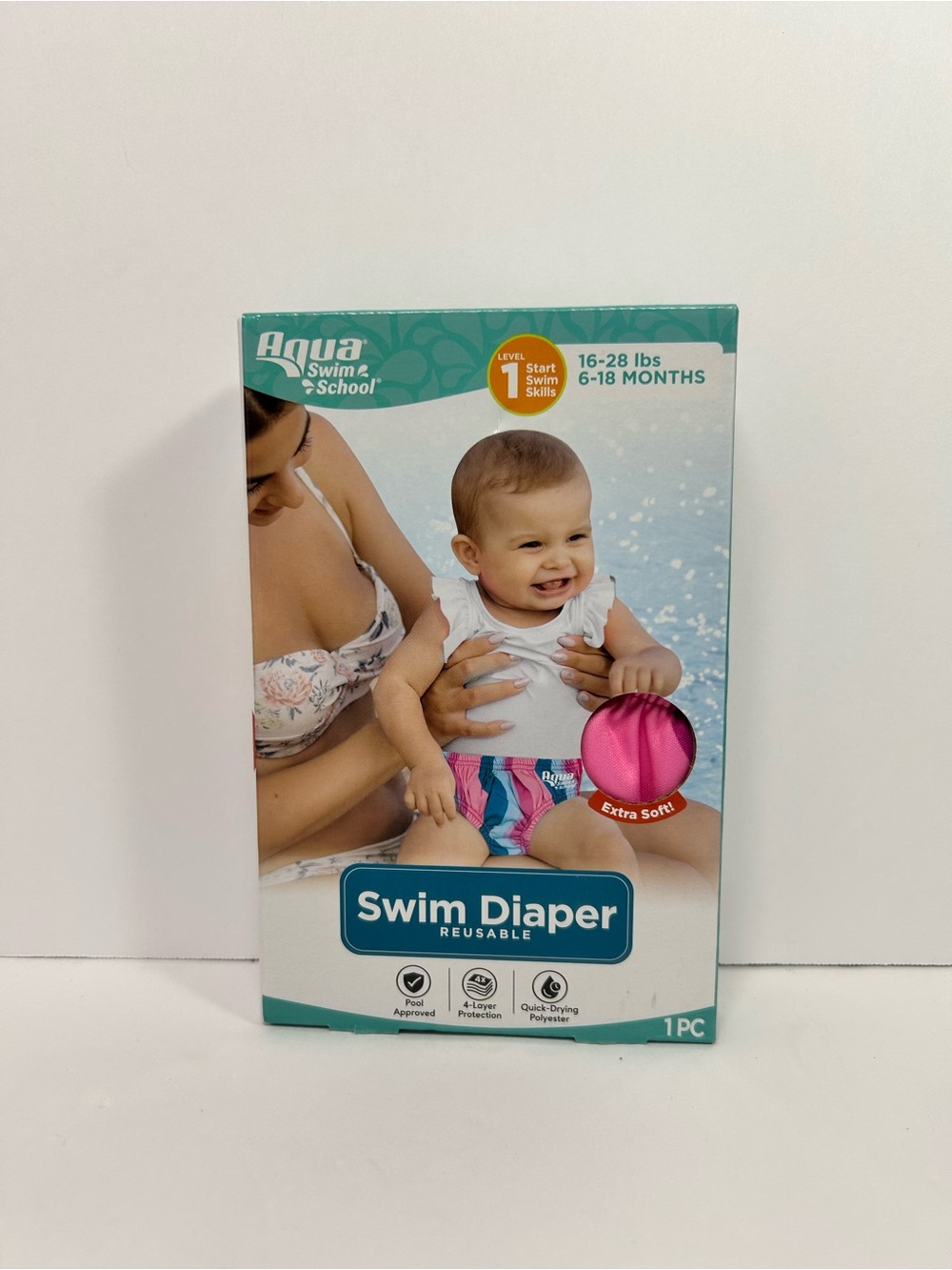 Reusable Swim Diaper - Pink